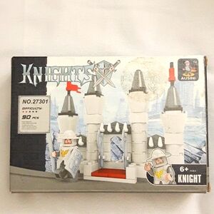 Building Bricks Set Knights Guarding Castle Mini Figures 90 Pcs Lego Compatible